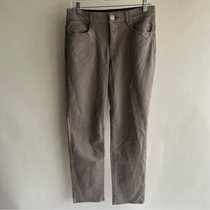 Democracy “Ab”solution Pants Sz 8 Gray Taupe Khaki Stretch Jeans EUC Women’s